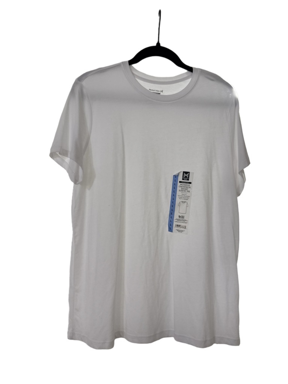 Women’s White Crew Neck Short Sleeve T-Shirt